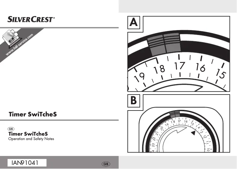 Page 1 de la notice Manuel utilisateur SilverCrest IAN 91041