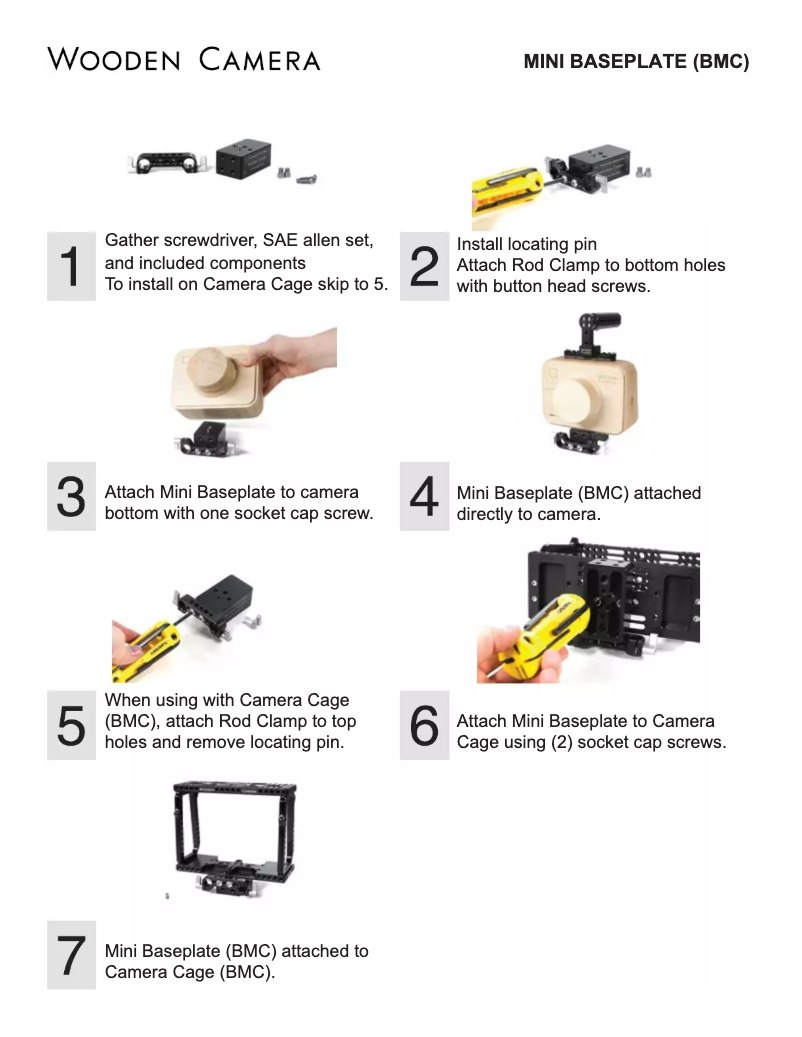 Página 1 del manual Manual de usuario Wooden Camera 155800