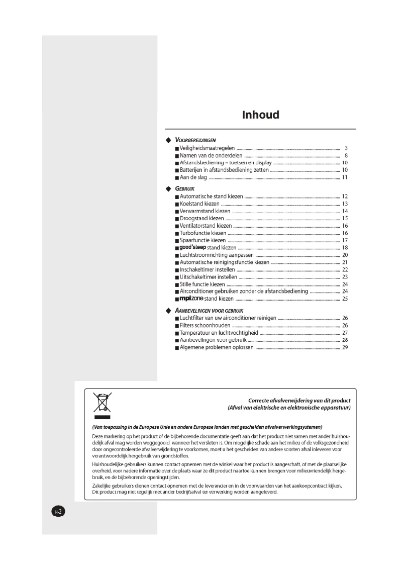 Página 1 del manual Manual de usuario Samsung Vivace