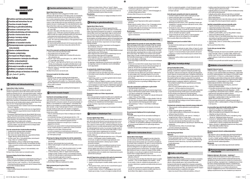 Page 1 de la notice Manuel utilisateur Brennenstuhl Premium-Line 60.000A