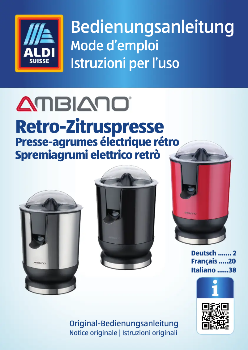 Image de la première page du manuel de l'appareil GT-CJ-03