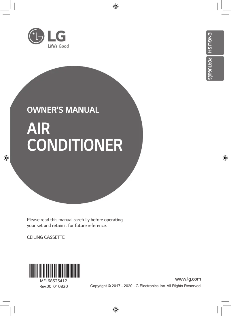 Page n°1 - Manuel utilisateur LG ATUW36GYLP0