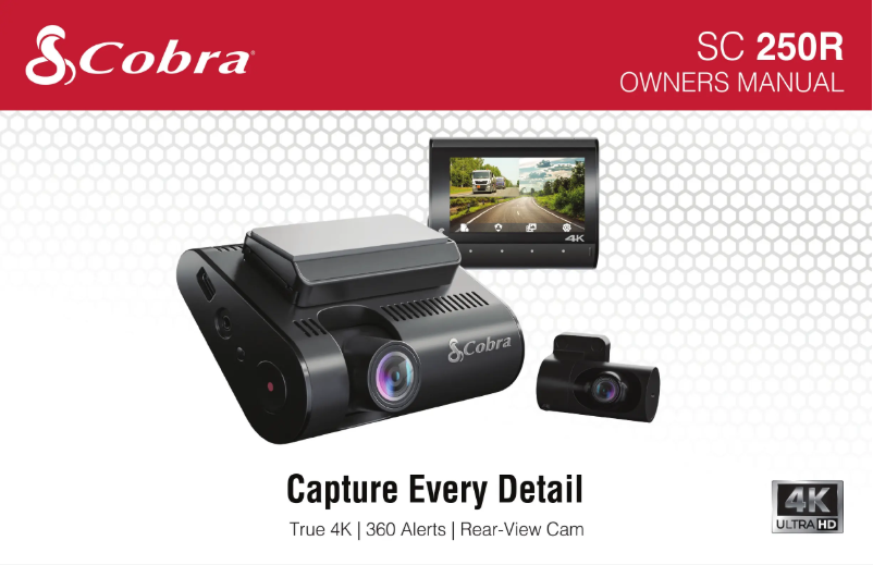 Página 1 del manual Manual de usuario Cobra SC 250R