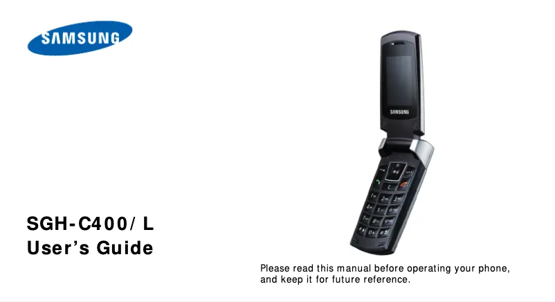 Página 1 del manual Manual de usuario Samsung SGH-C400