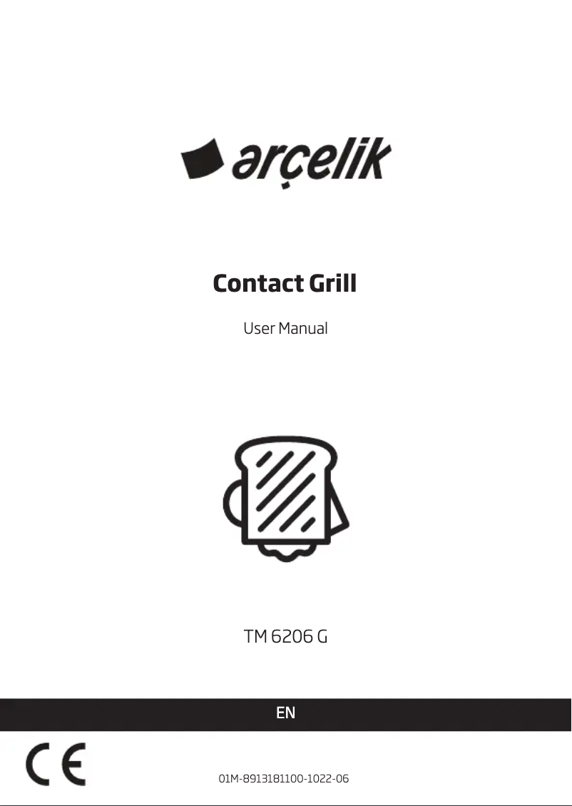 Page 1 de la notice Manuel utilisateur Arçelik TM 6206 G