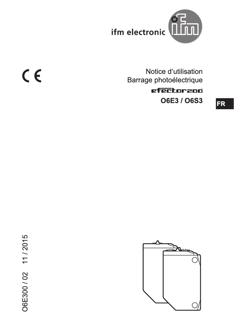 Page n°1 - Manuel utilisateur IFM O6E304