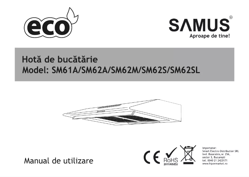 Página 1 del manual Manual de usuario Samus SM62S