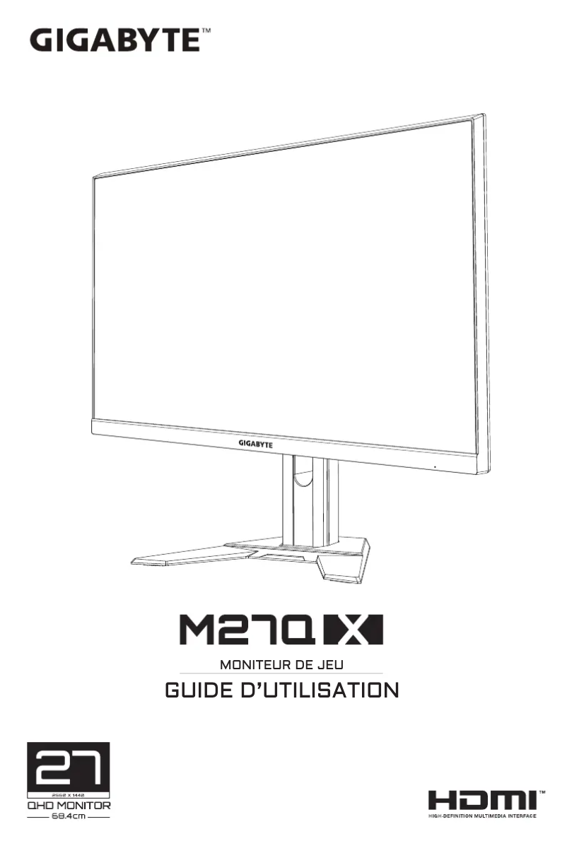 Page n°1 - Manuel utilisateur Gigabyte M27Q X