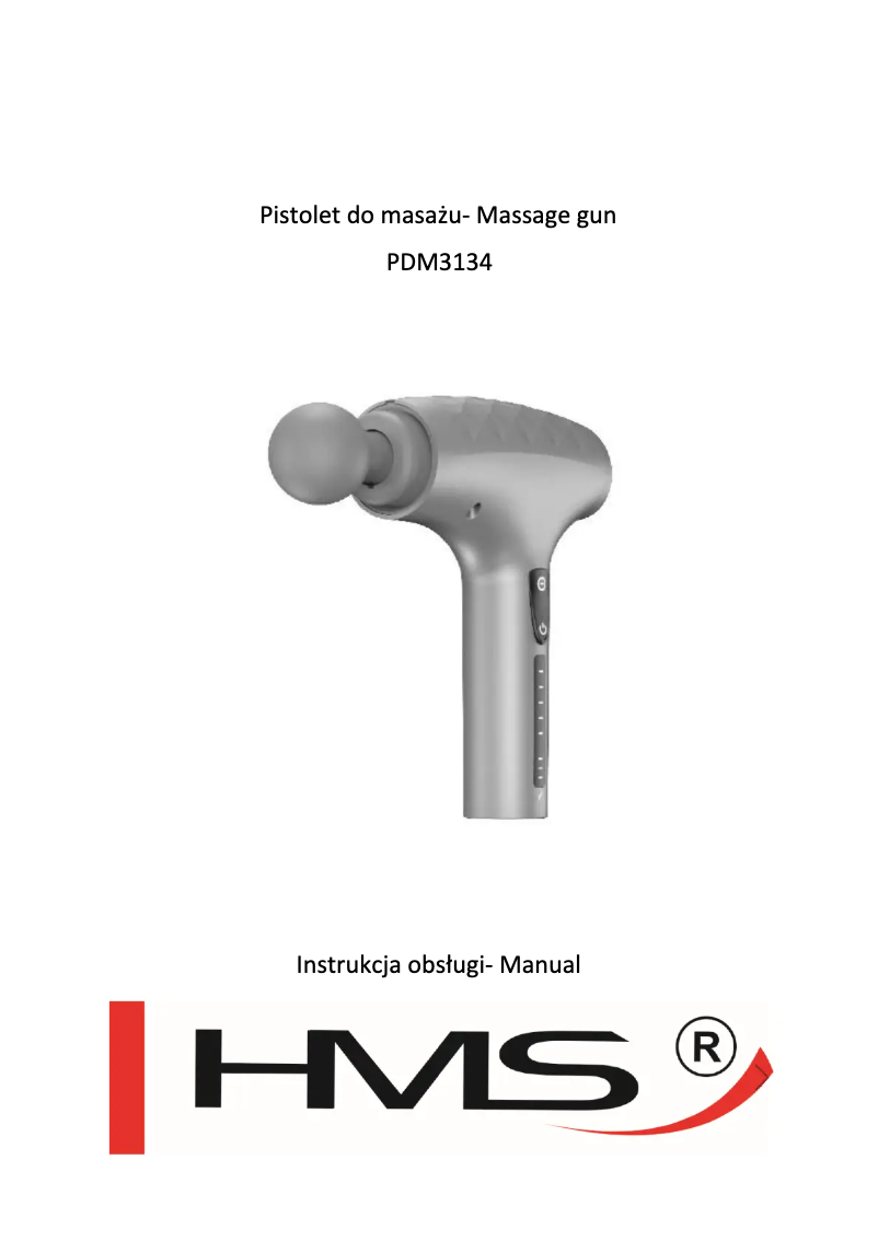 Page 1 of the manual User Manual HMS Premium PDM3134