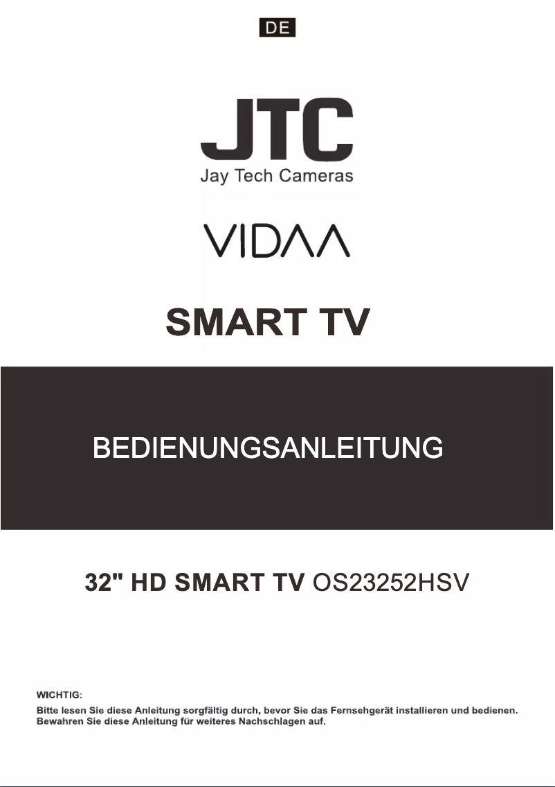 Page 1 de la notice Manuel utilisateur Jay-Tech OS23252HSV