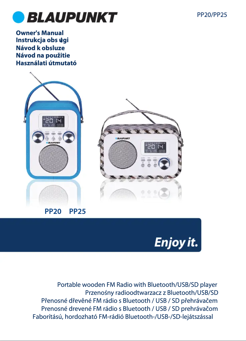 Imagen de la primera página del manual del dispositivo PP20MP