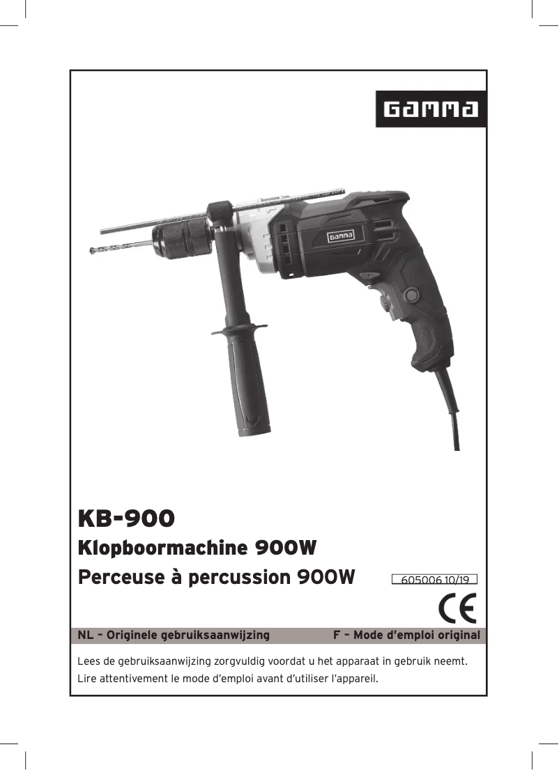 Image de la première page du manuel de l'appareil KB-900