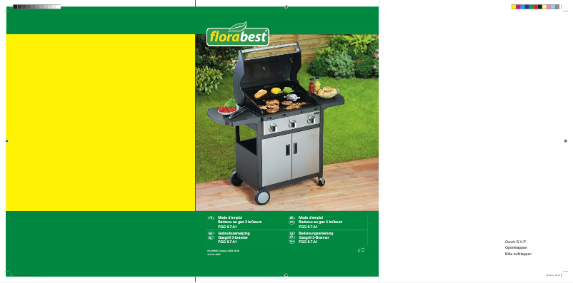 Page 1 de la notice Manuel utilisateur Florabest FGG 9.7.A1