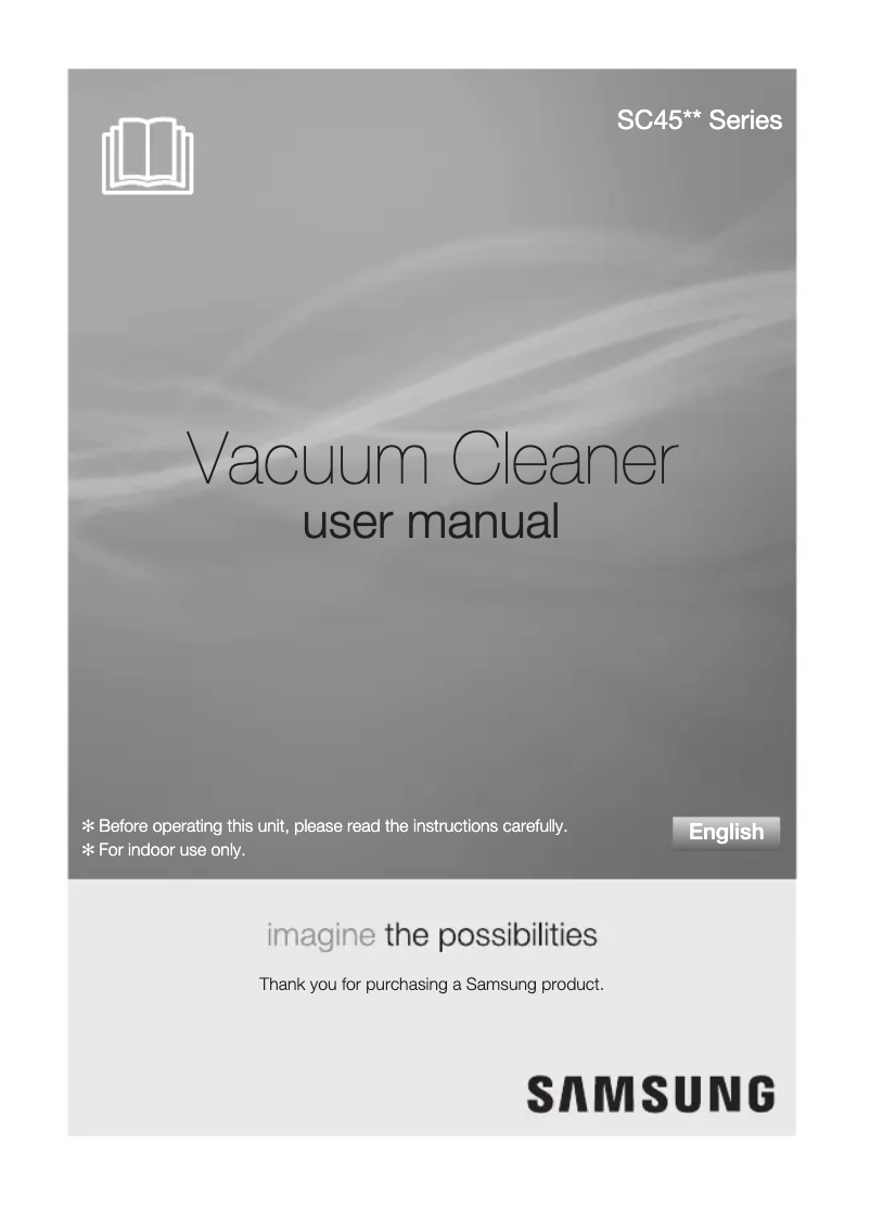 Image de la première page du manuel de l'appareil Air Track VCC45S0S3R