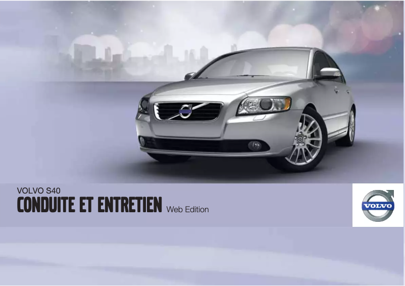 Image de la première page du manuel de l'appareil S40 (2011)