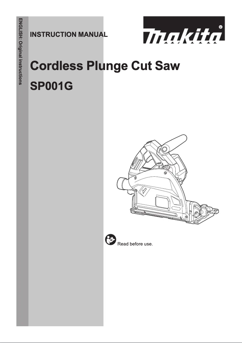Page n°1 - Manuel utilisateur Makita SP001GD201