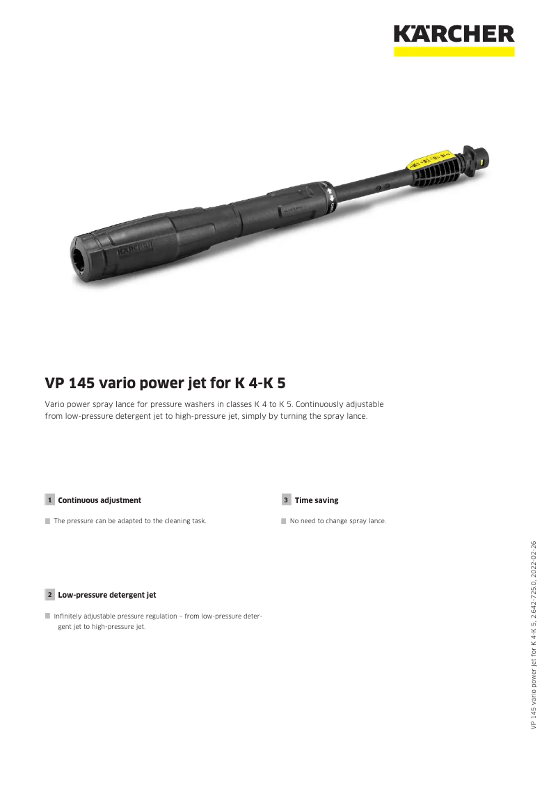 Image de la première page du manuel de l'appareil VP 145