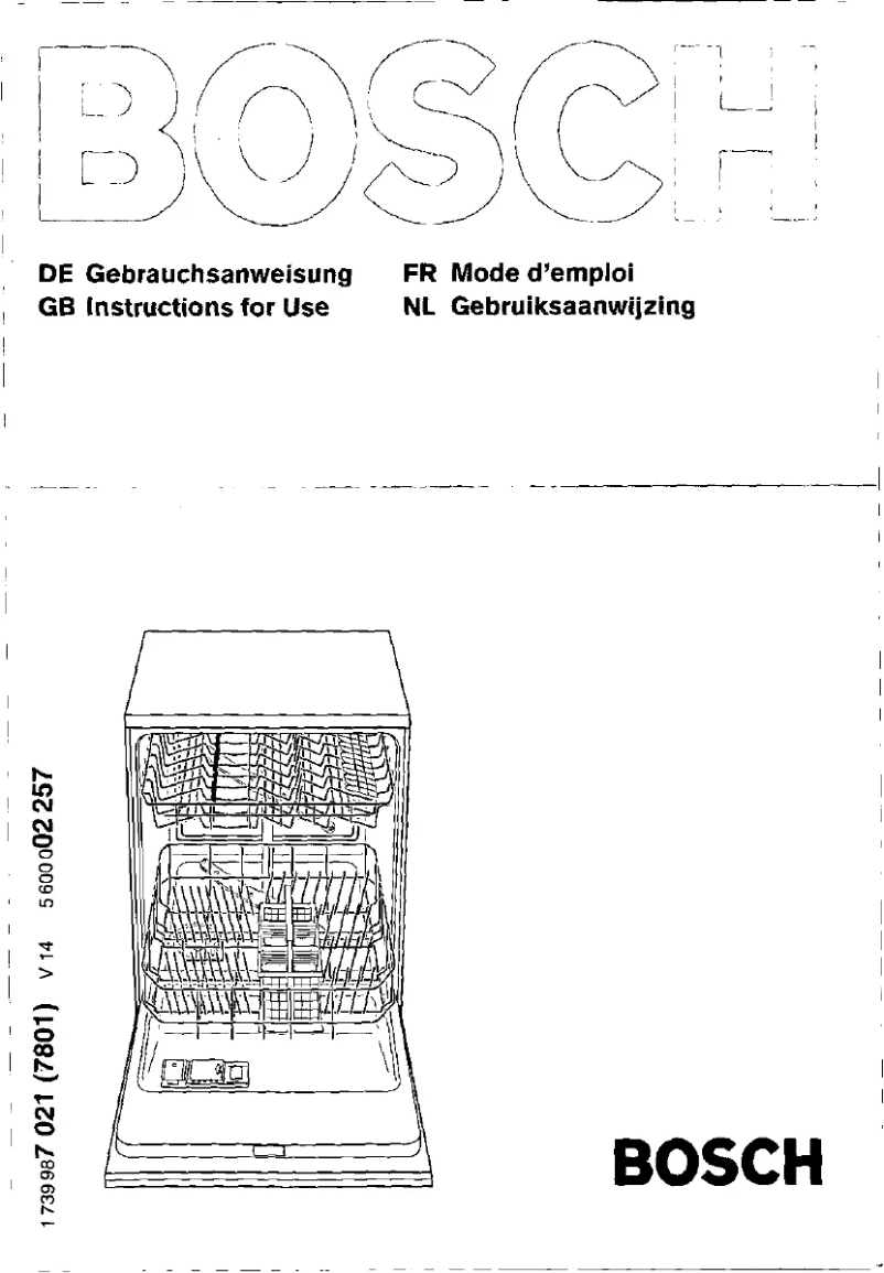 Page 1 de la notice Manuel utilisateur Bosch SHV4303