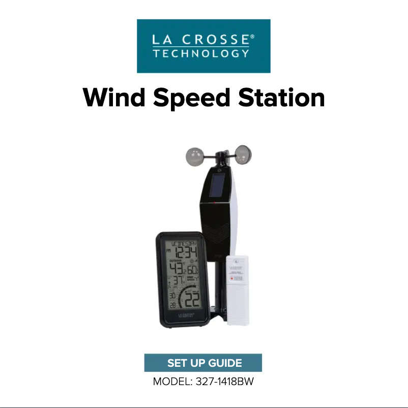 Página 1 del manual Manual de usuario La Crosse Technology 327-1418BW