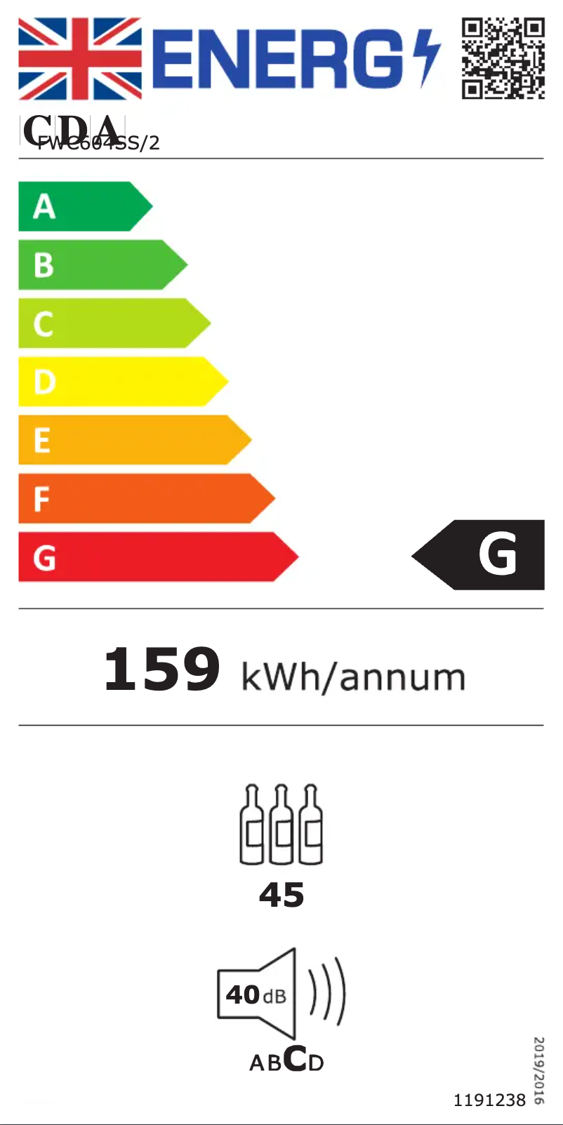 Image de la première page du manuel de l'appareil FWC604BL