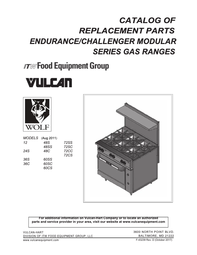 Page n°1 - Catalogue Vulcan 36S-2B24GT