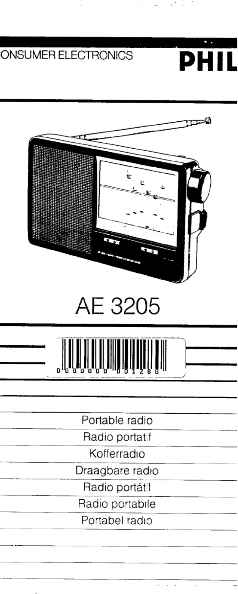 Imagen de la primera página del manual del dispositivo AE3205