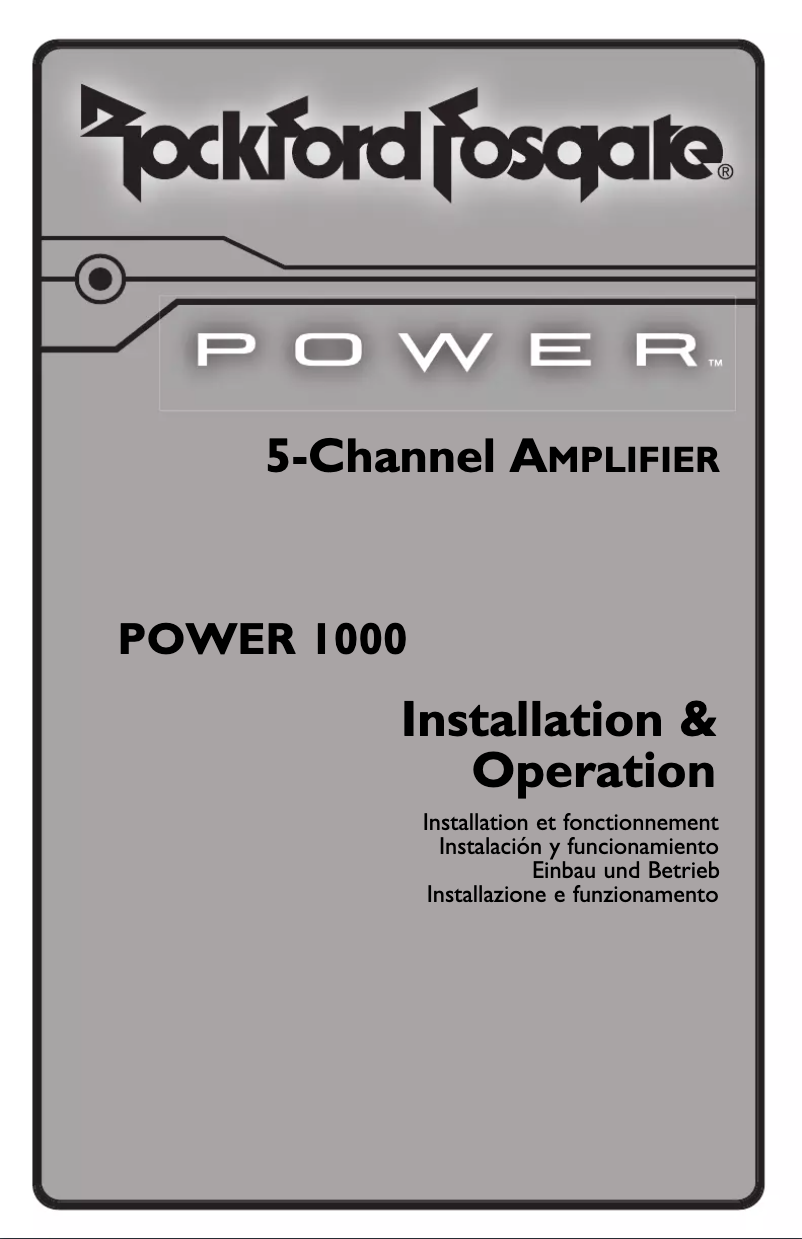 Image de la première page du manuel de l'appareil Punch 150