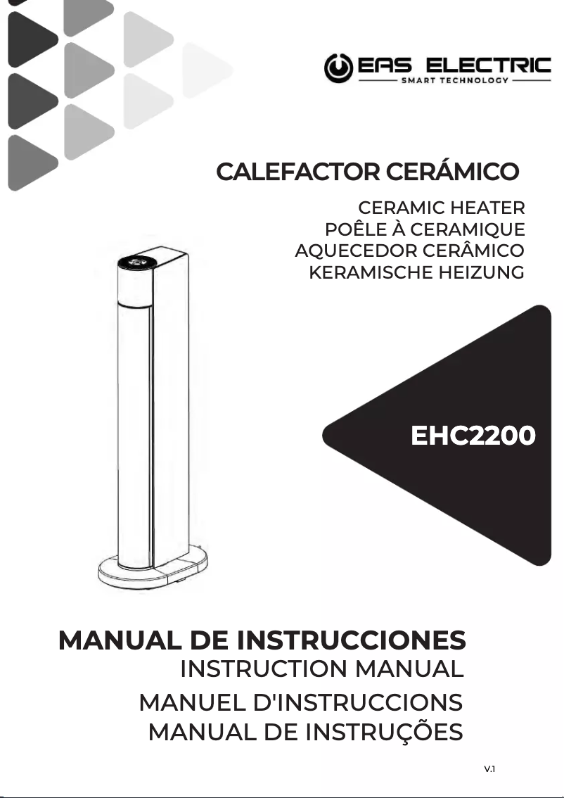 Page n°1 - Manuel utilisateur EAS Electric EHC2200