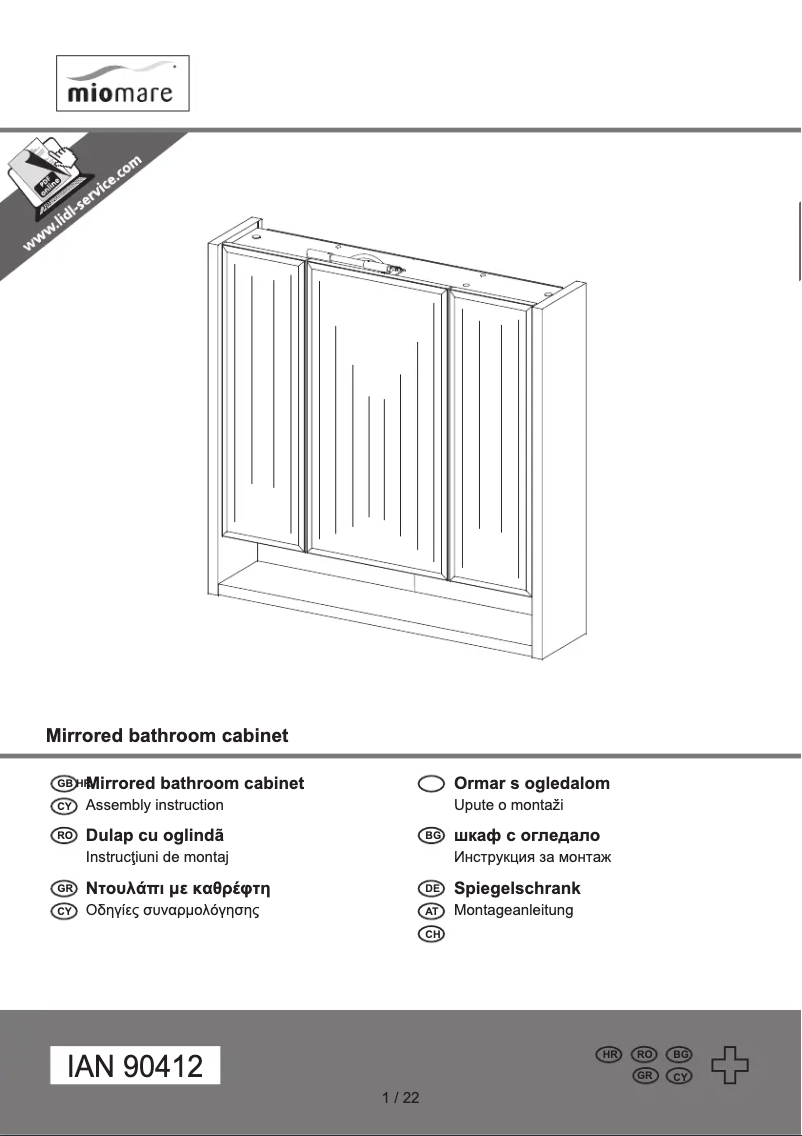 Image de la première page du manuel de l'appareil IAN 90412