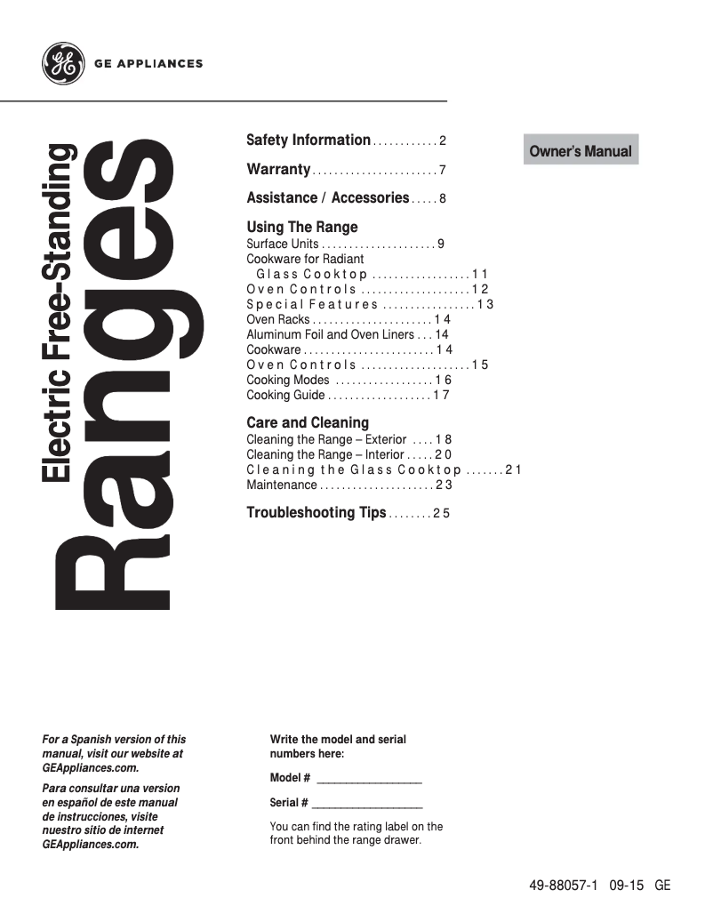 Page n°1 - Manuel d'utilisation et d'entretien Hotpoint RB780DHBB