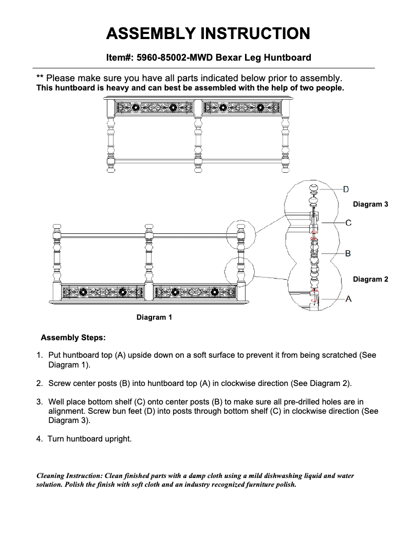 Image de la première page du manuel de l'appareil 5960-85002-MWD