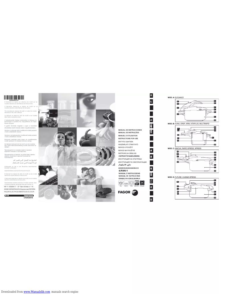 Página 1 del manual Manual de usuario Fagor Xpress