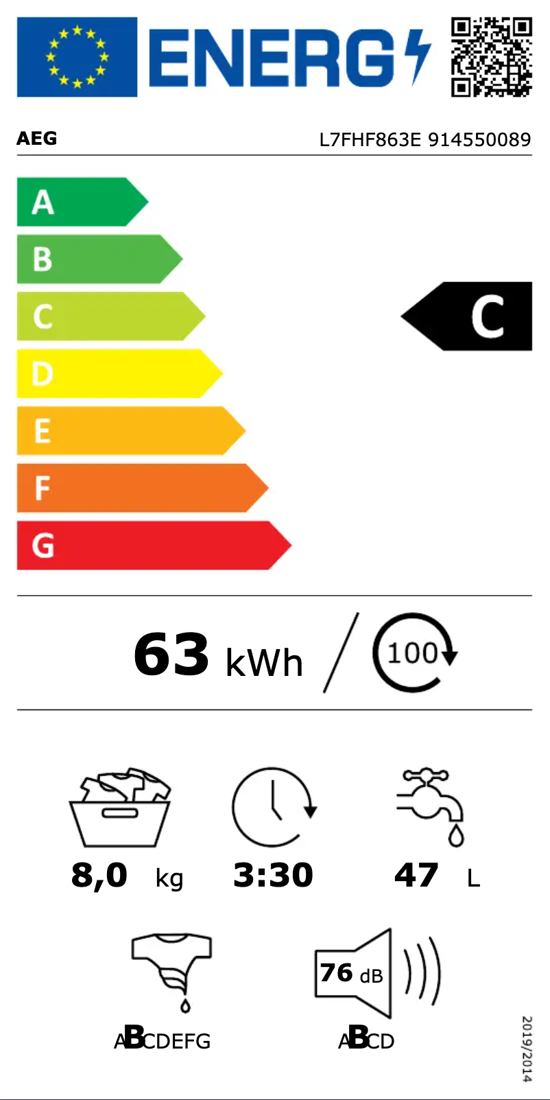 Image de la première page du manuel de l'appareil L7FHF863E