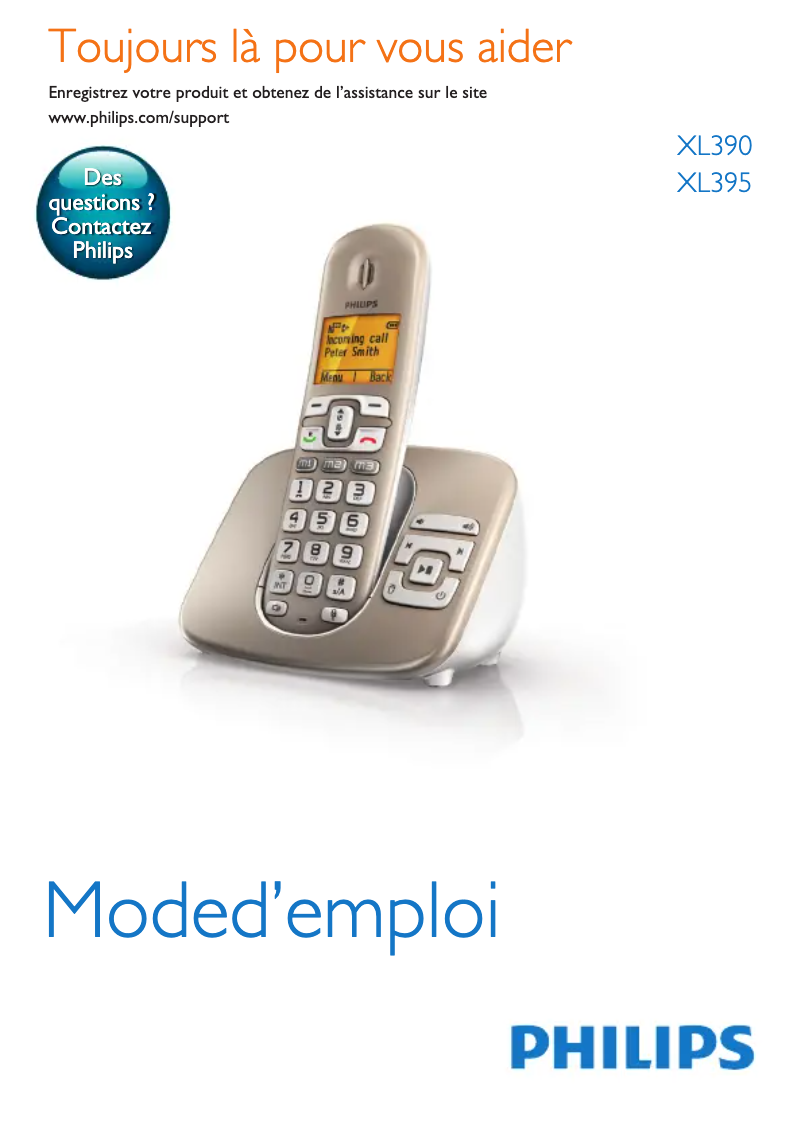 Página 1 del manual Manual de usuario Philips CD190