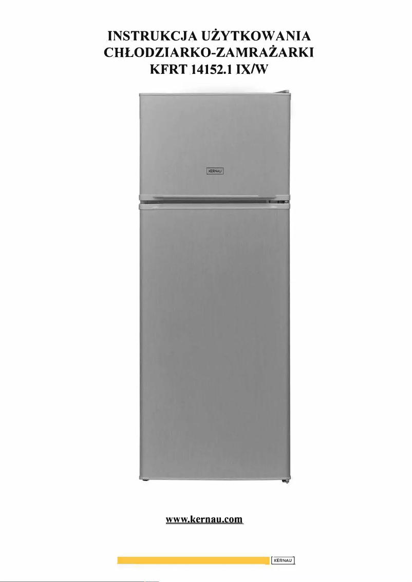 Page 1 de la notice Manuel utilisateur Kernau KFRT 14152 W