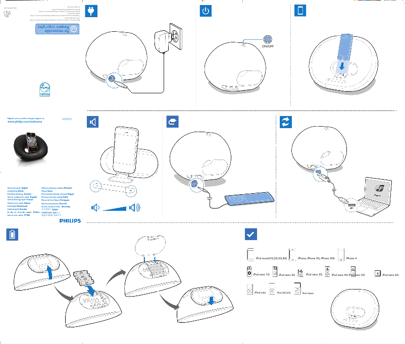Page n°1 - Manuel utilisateur Philips DS3010