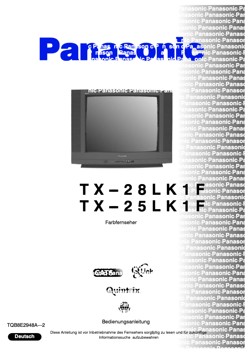 Page 1 de la notice Manuel utilisateur Panasonic TX-28LK1F