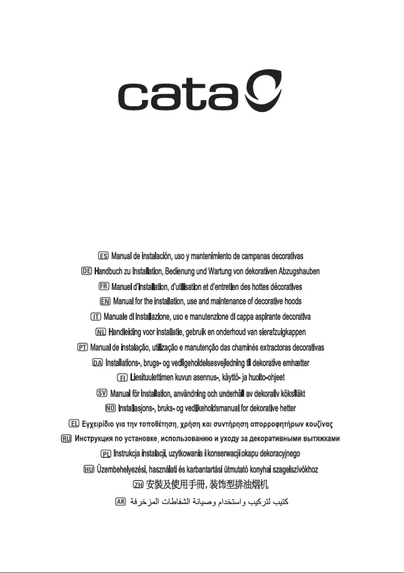 Page 1 de la notice Mode d'emploi CATA Isla Sygma 900