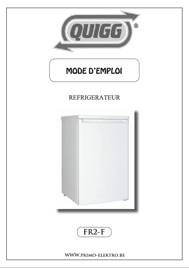 Image de la première page du manuel de l'appareil FR2