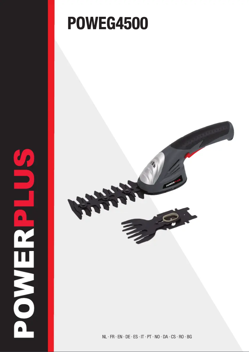 Image de la première page du manuel de l'appareil POWEG4500
