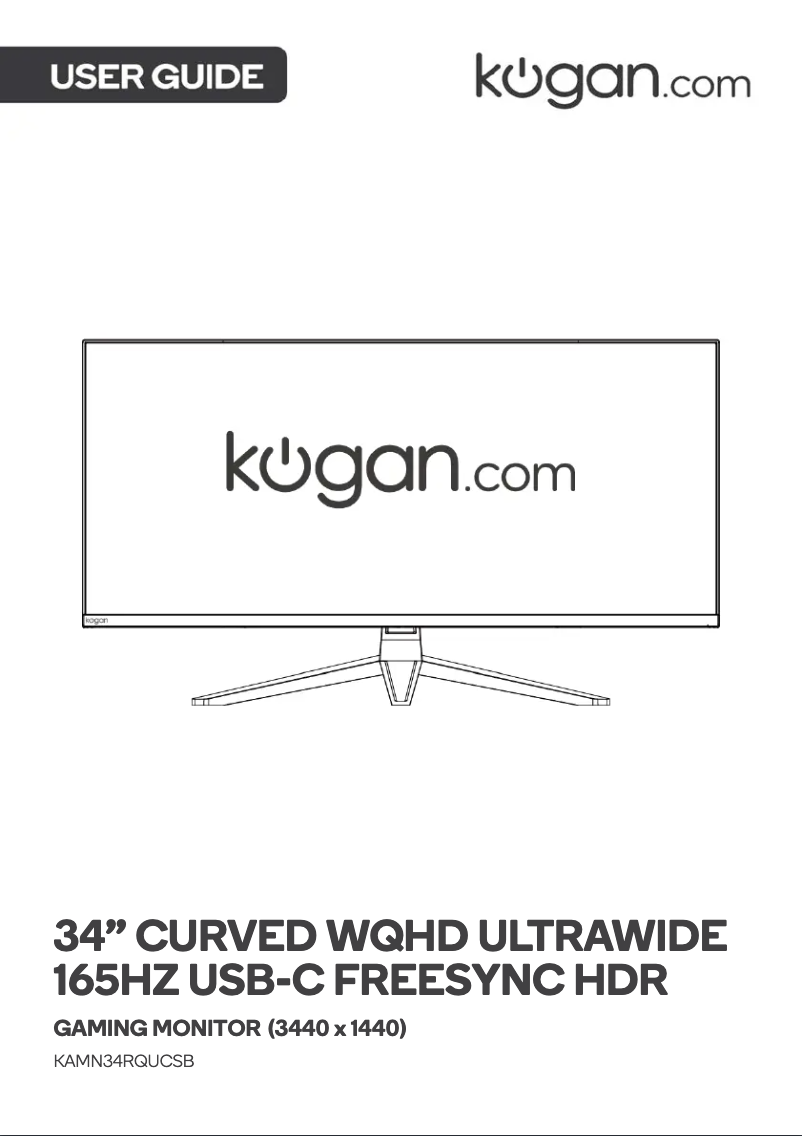 Page 1 de la notice Manuel utilisateur Kogan KAMN34RQUCSB