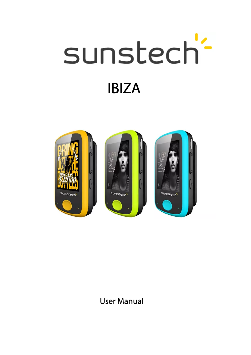 Image de la première page du manuel de l'appareil Ibiza