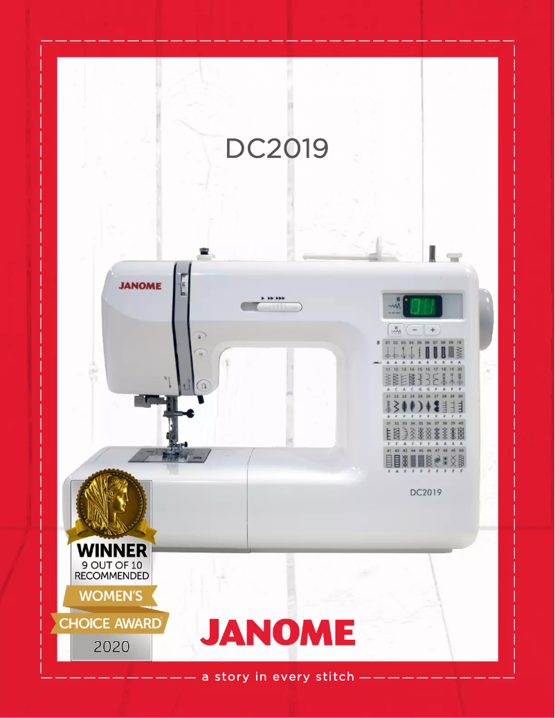 Image de la première page du manuel de l'appareil DC2019