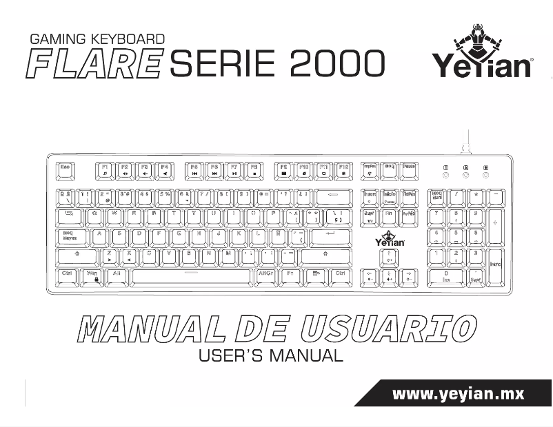 Page 1 de la notice Manuel utilisateur Yeyian YAT1801