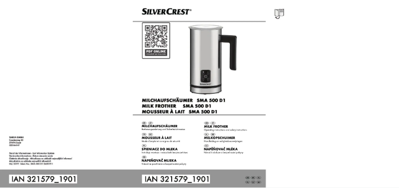 Page n°1 - Manuel utilisateur SilverCrest SMA 500 A1