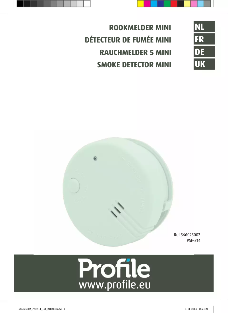Page 1 de la notice Manuel utilisateur Profile PSE-514