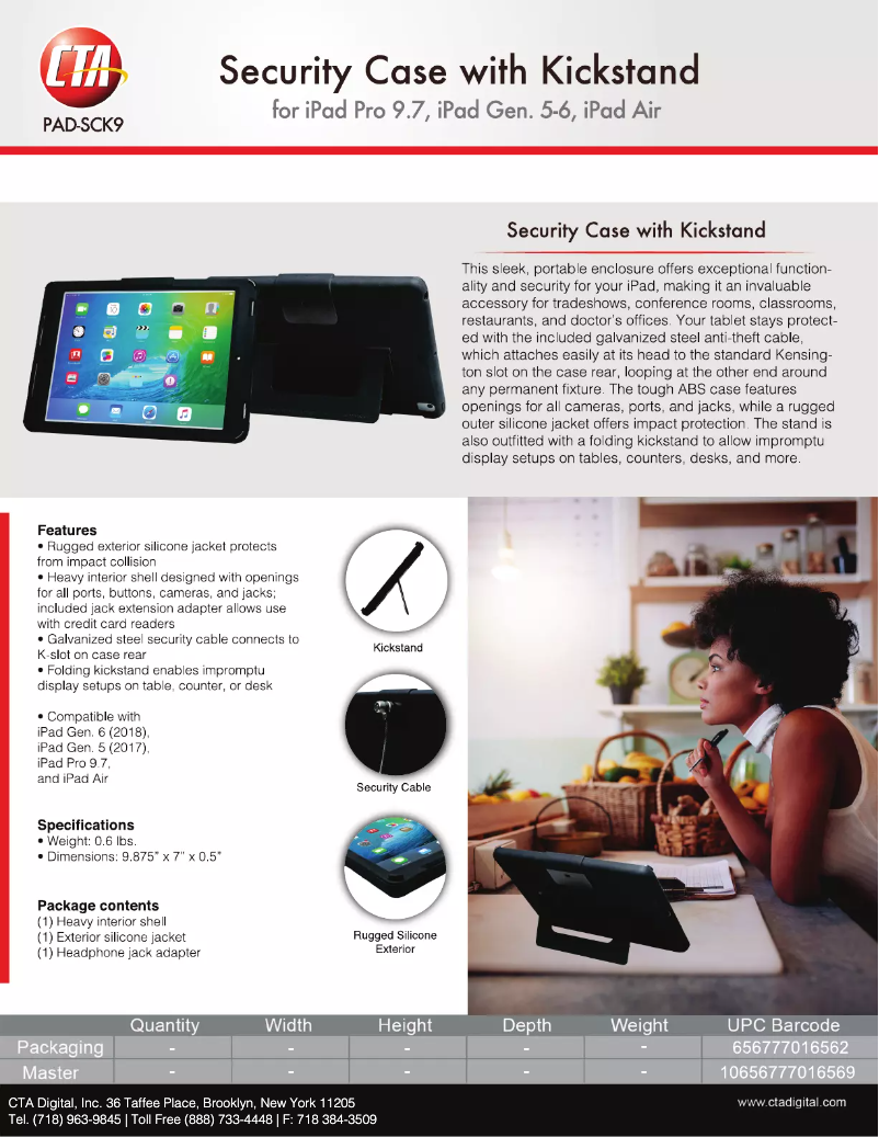 Image de la première page du manuel de l'appareil PAD-SCK9