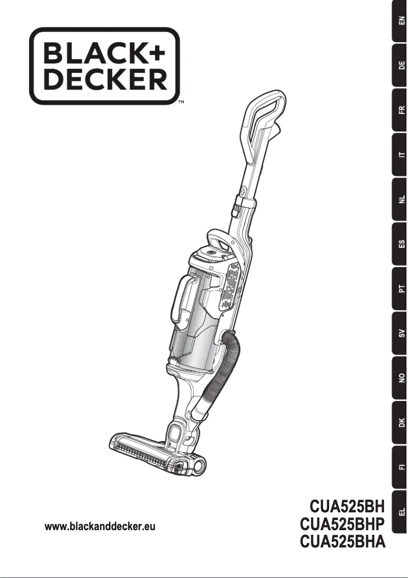 Page 1 de la notice Manuel utilisateur Black & Decker CUA525BHA