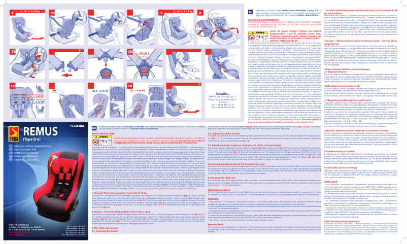 Page 1 de la notice Manuel utilisateur Sena Remus