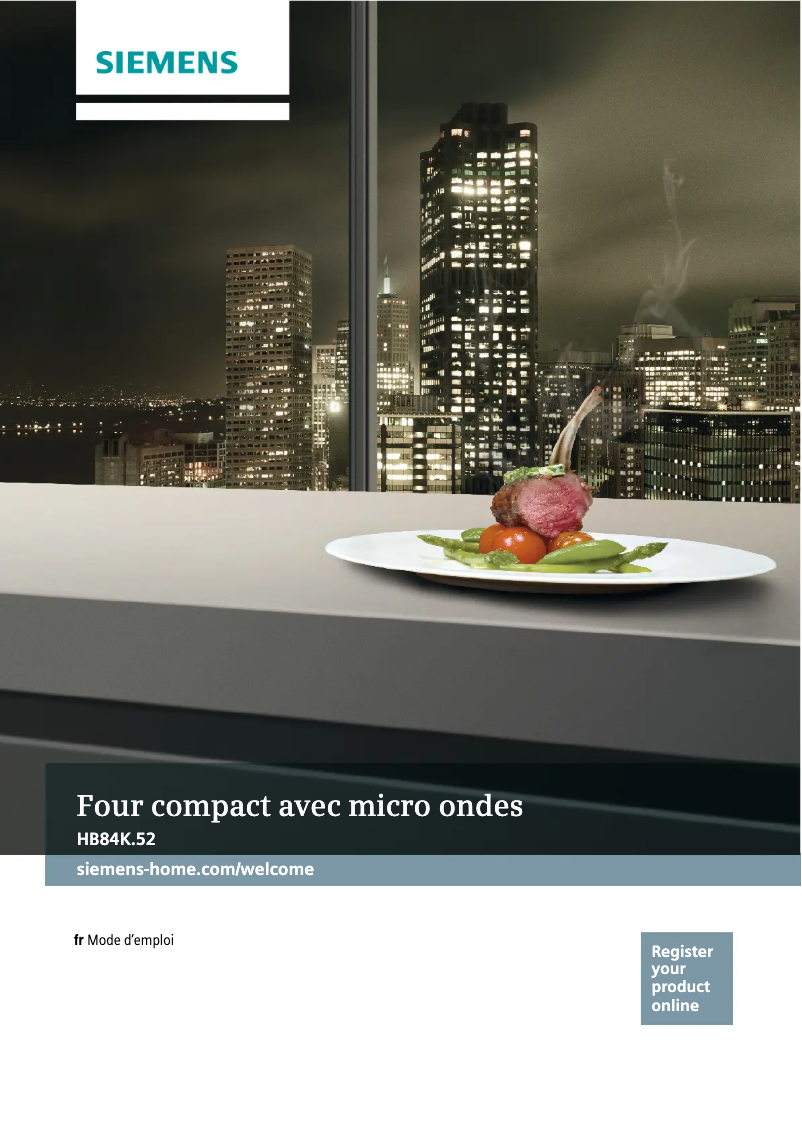 Page 1 de la notice Manuel utilisateur Siemens HB84K552